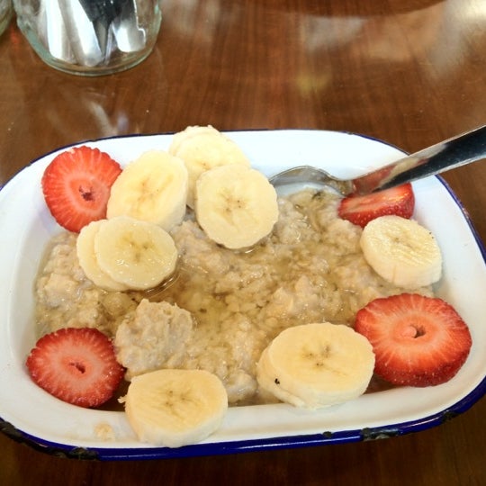 Have the porridge with honey. Awesome!