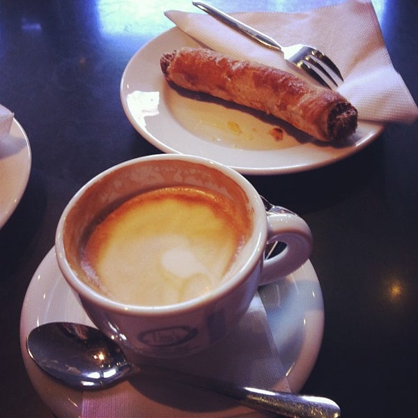 Photo taken at Lino&#39;s Coffee by Tomáš B. on 2/2/2012
