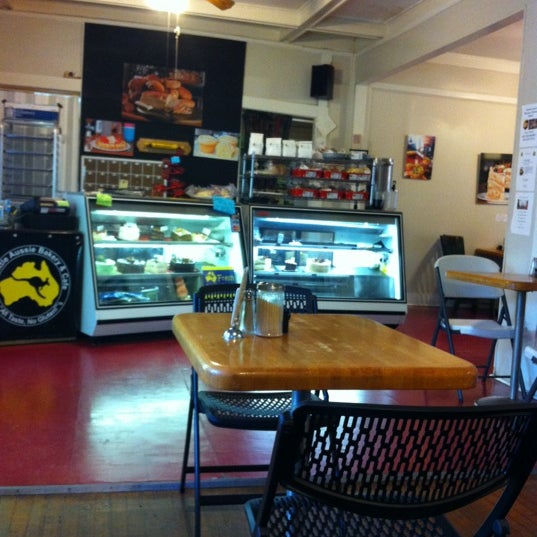 Photo taken at Little Aussie Bakery &amp; Cafe by Jenifer S. on 5/8/2012