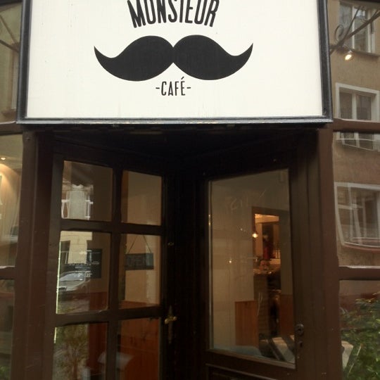 Photo taken at Monsieur cafe by Michał S. on 5/12/2012