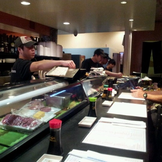 Photo taken at Sushi Dan by Frankie G. on 6/15/2012