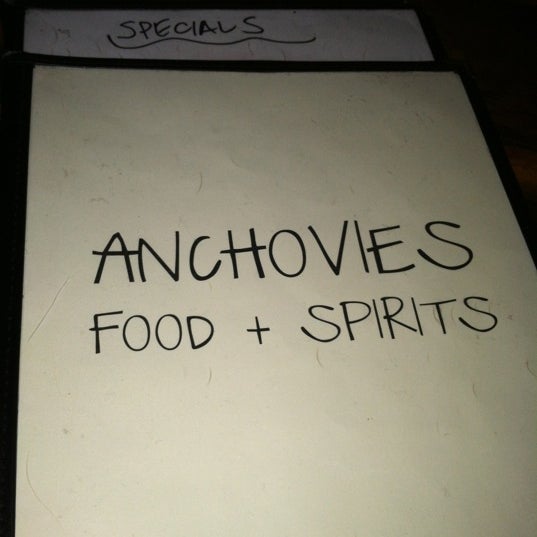 Anchovies Bar in South End