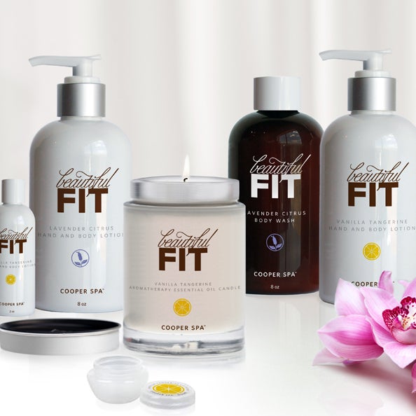 Come try our Beautiful Fit product line, exclusive to Cooper Spa. It's a natural line of body, skin care and aromatherapy products. All are free of parabens, mineral oils and artificial fragrance.