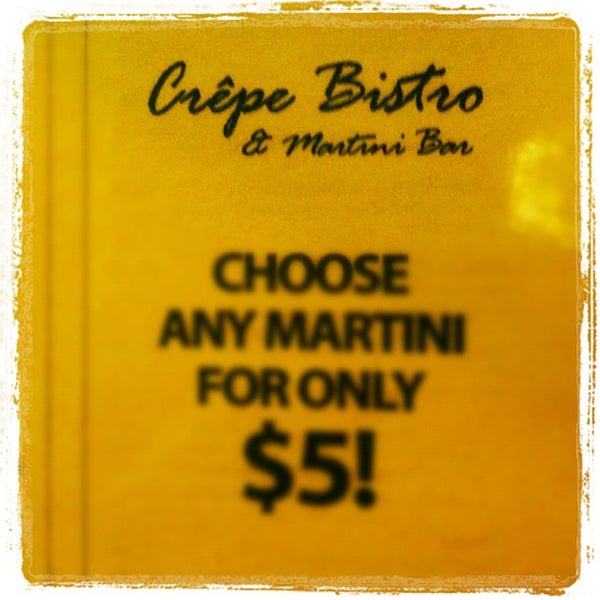 4/24/2012にRoselle P.がCrêpe Bistro &amp; Martini Barで撮った写真