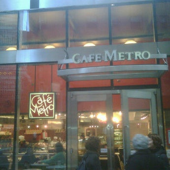 Photo taken at Cafe Metro by Eduardo S. on 1/2/2012
