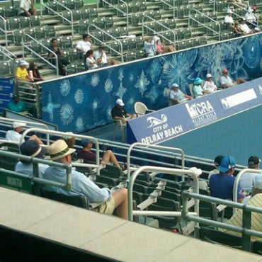 Photo taken at Delray Beach International Tennis Championships (ITC) by Marlena H. on 5/5/2011