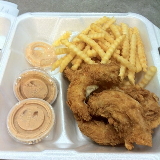 Seriously the best chicken EVER! I love their sweet tea and lemonade! Don't forget to order an extra canes sauce and toast! :)