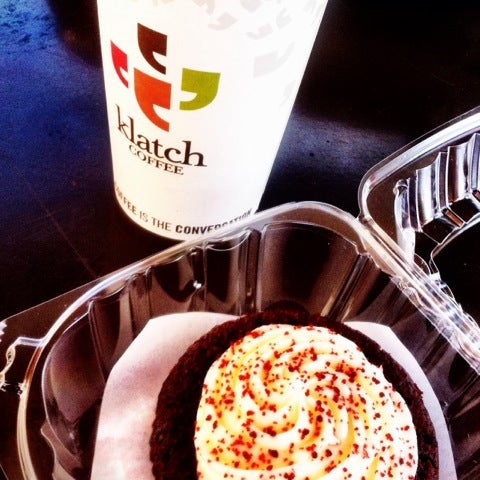 Photo taken at Klatch Coffee by Cher C. on 2/23/2012