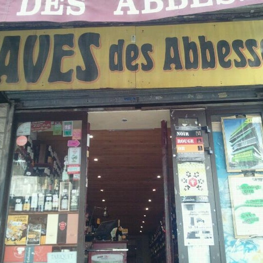 Photo taken at La Cave des Abbesses by Maddalena S. on 4/12/2012