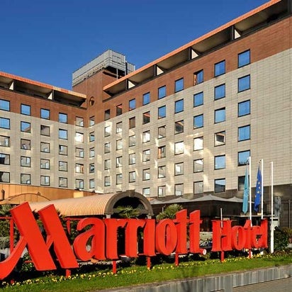 Foto tirada no(a) Milan Marriott Hotel por Queenie R. em 3/15/2012