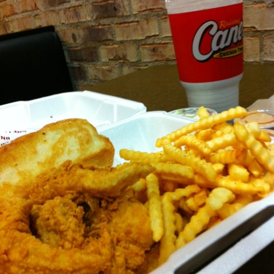 Photo taken at Raising Cane&#39;s Chicken Fingers by Jake B. on 5/15/2012