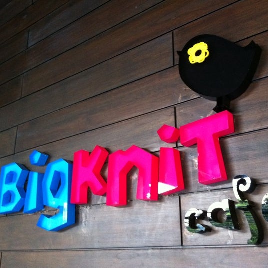 Photo taken at BigKnit Cafe by P P. on 1/8/2011