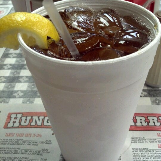 Photo taken at Hungry Harry&#39;s Famous BBQ by Lydia E. on 7/16/2012
