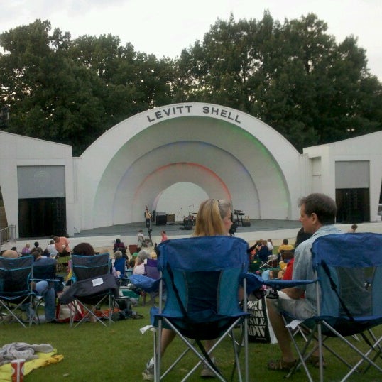 Photo taken at Levitt Shell by Molly P. on 6/9/2012