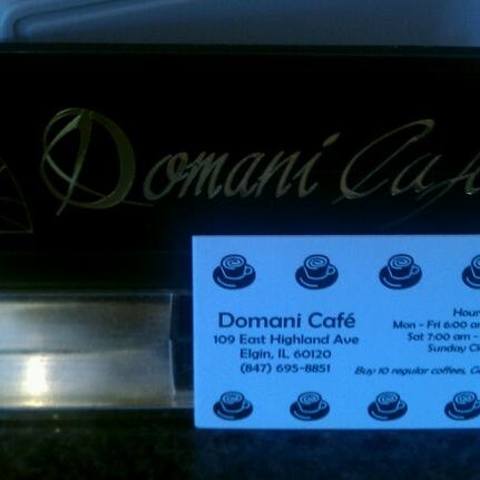 Photo taken at Domani Cafe by Ray S. on 5/11/2012