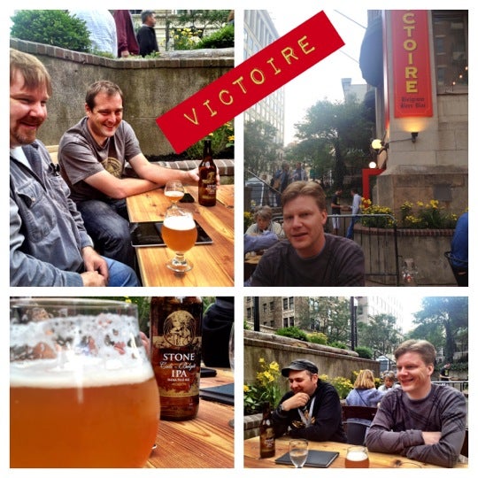 Photo taken at Victoire: A Belgian Beer Bar &amp; Bistro by Jaime B. on 6/26/2012