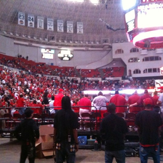 Photo taken at Cajundome &amp; Convention Center by Eric T. on 3/4/2011