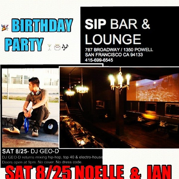 Photo taken at Sip Bar &amp; Lounge by Noey G. on 8/22/2012