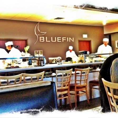 Photo taken at Bluefin Restaurant by Winston W. on 5/19/2012