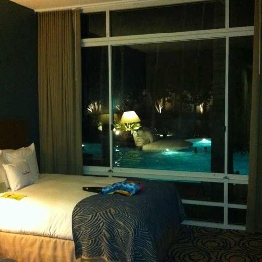 If you live in the first floor, then you won't need to pay for the wifi. And you would see the pool across your bed.
