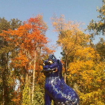 Photo taken at Robert Allerton Park (Allerton Park and Retreat Center) by Will S. on 10/6/2011