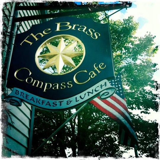 Photo taken at Brass Compass Cafe by lydia w. on 8/23/2011