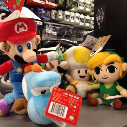 mario plush gamestop