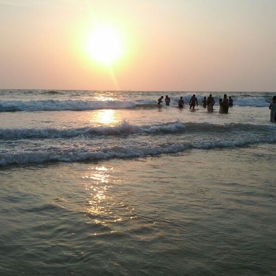 Photo taken at Panambur Beach by Nirmal T. on 4/20/2012