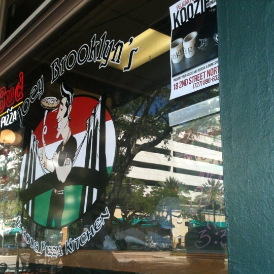 Photo taken at Joey Brooklyn&#39;s Famous Pizza by Rachel P. on 4/27/2012
