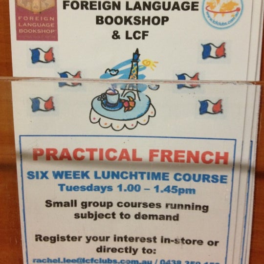 Foreign Language (Now Closed) Bookstore in Melbourne CBD