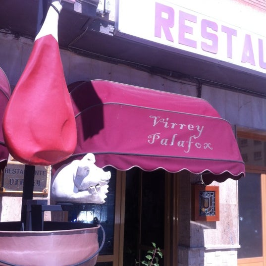 Photo taken at Restaurante Virrey Palafox by Carlos P. on 8/31/2012