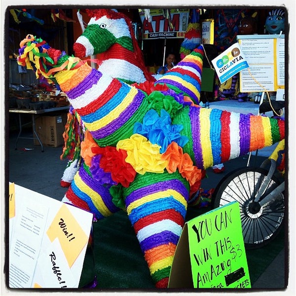 Photo taken at Piñata District - Los Angeles by Tanya R. on 4/23/2012