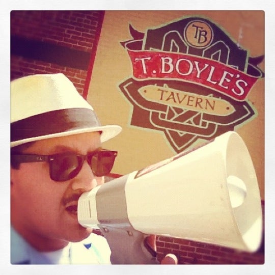 Photo taken at T. Boyle&#39;s Tavern by Catfish B. on 5/20/2012