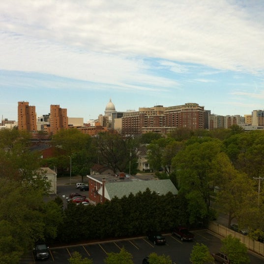 Photo taken at DoubleTree by Hilton Madison Downtown by Cristie G. on 4/27/2012