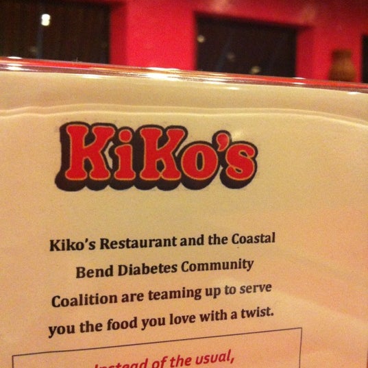 Снимок сделан в Kiko&#39;s Mexican Food Restaurant пользователем Priscilla B. 4/18/2012