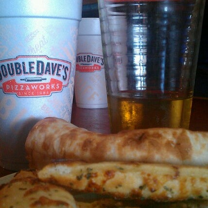 Photo taken at DoubleDave&#39;s Pizzaworks by Darin T. on 6/12/2012