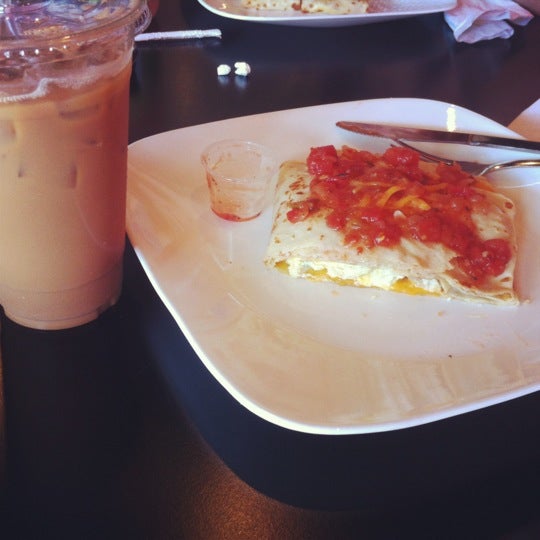 Photo taken at Coffee &amp; Crepes by Delmis on 8/5/2012