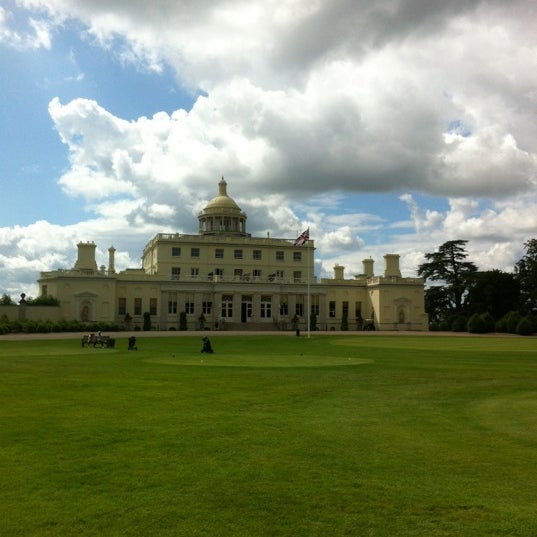 Photo taken at Stoke Park Country Club, Spa &amp; Hotel by Vick S. on 8/6/2012