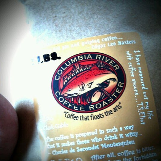 Photo taken at Columbia River Coffee Roaster by Elizabeth M. on 6/1/2012