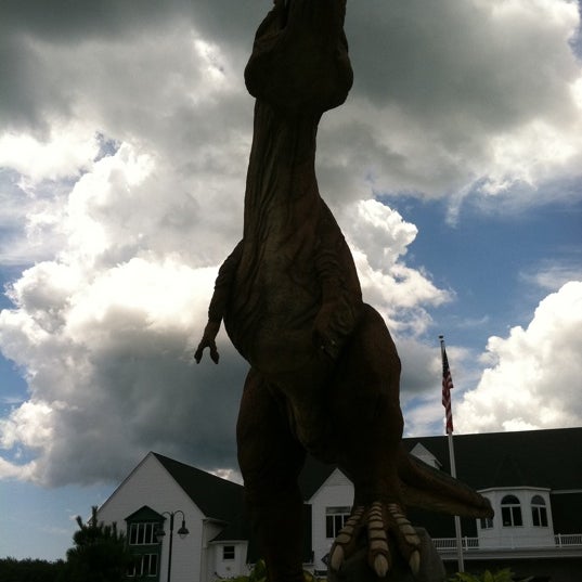 Photo taken at The Dinosaur Place at Nature&#39;s Art Village by Tony O. on 7/2/2011