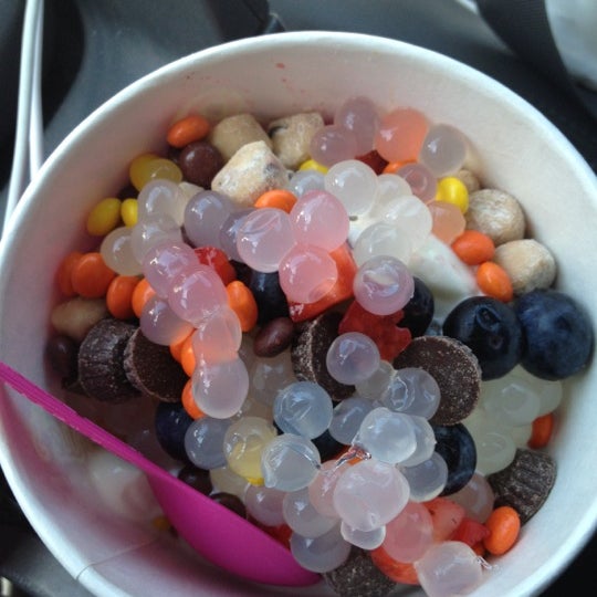 Photo taken at Menchie&#39;s by Stacey T. on 3/16/2012
