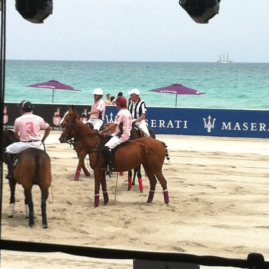 Photo taken at Miami Beach Polo World Cup by Raoo on 4/27/2012