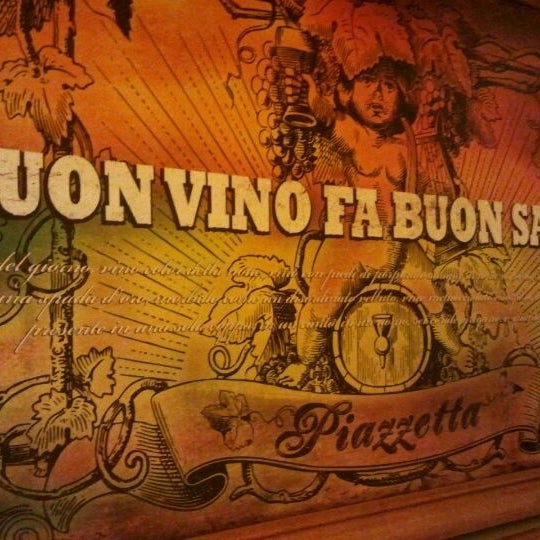 Photo taken at Piazzetta Pasta &amp; Vino by Marcelo P. on 2/17/2012