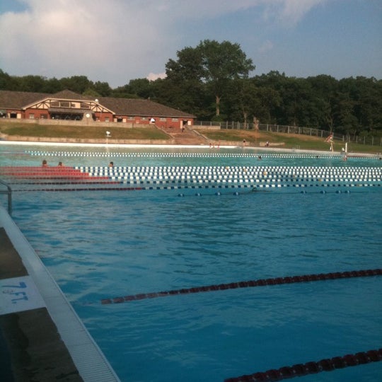the swimming pool is in the north of the