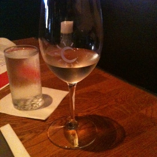 Photo taken at Carmel Café &amp; Wine Bar by Abbey H. on 6/12/2012