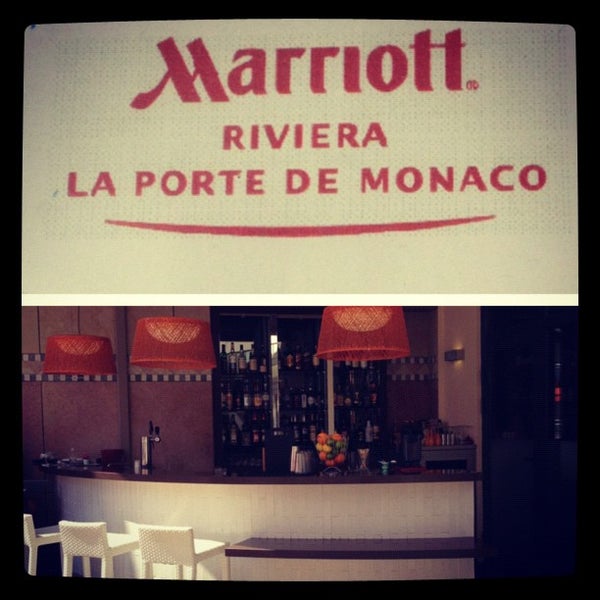Photo taken at Riviera Marriott Hotel La Porte de Monaco by Carrie C. on 8/19/2012