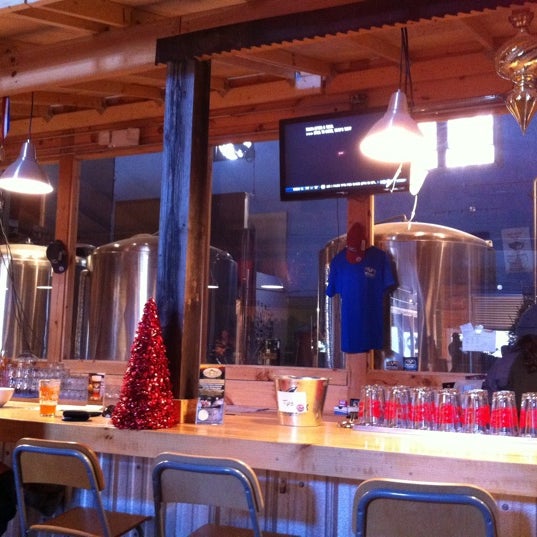 Photo taken at Nantahala Brewing Taproom &amp; Brewery by Leigh S. on 12/17/2011