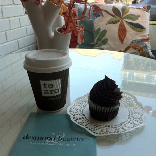 Photo taken at Desmond &amp; Beatrice Bakeshop and Cupcakery by Agnes L. on 4/13/2012