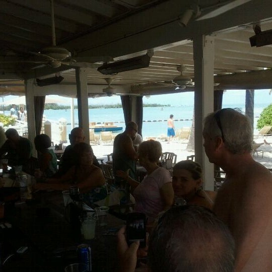 Check out the beach bar!