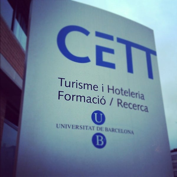 Photo prise au CETT Tourism &amp; Hospitality Education/Research par Enric A. le4/18/2012